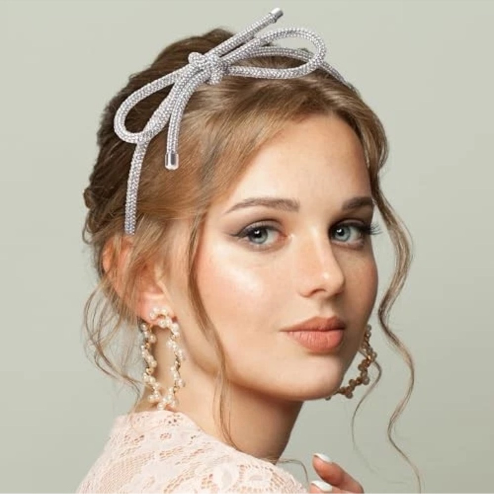 Zara Silver Rhinestone Hair Accessory - Picture 3 of 8